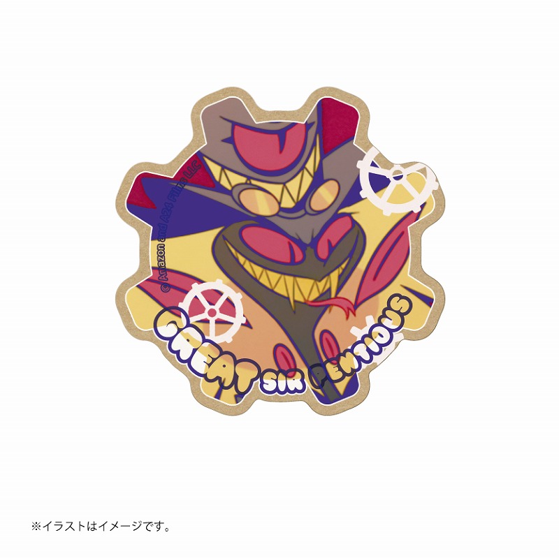 HAZBIN HOTEL スマホに貼れるサイズのステッカー (サー・ペンシャス)