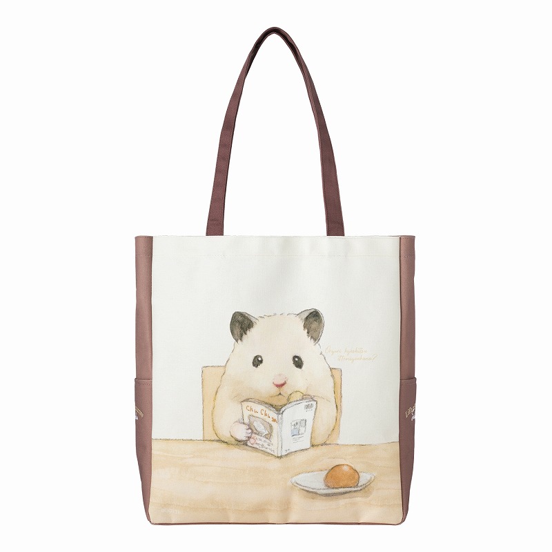 助六の日常 大きめスクエアトートバッグ (お料理教室いってみようかな？)