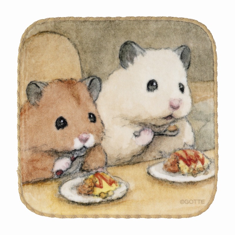 助六の日常 2色メロウハンドタオル (オムライス)