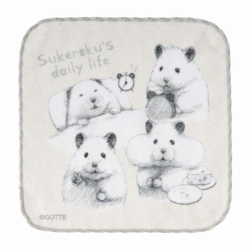 助六の日常 2色メロウハンドタオル (いろんな助六)