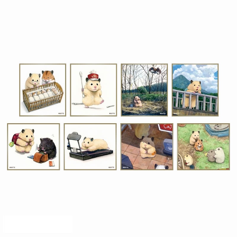 助六の日常 トレーディングミニ色紙 (全8種)