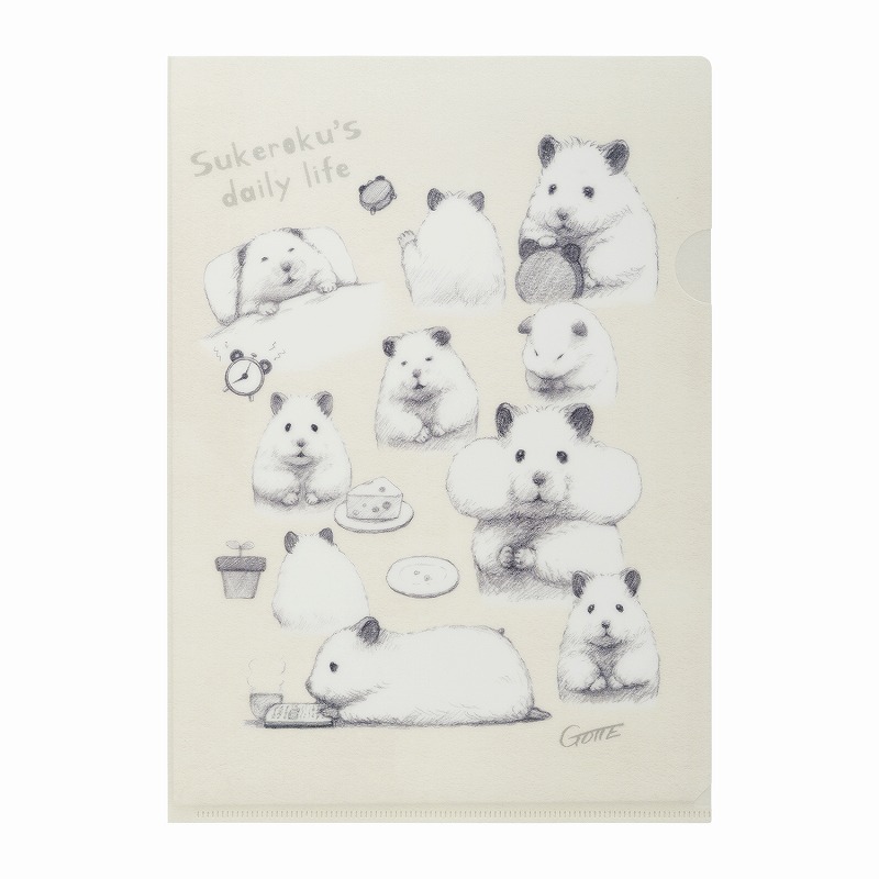 助六の日常 マットなクリアファイル (いろんな助六)