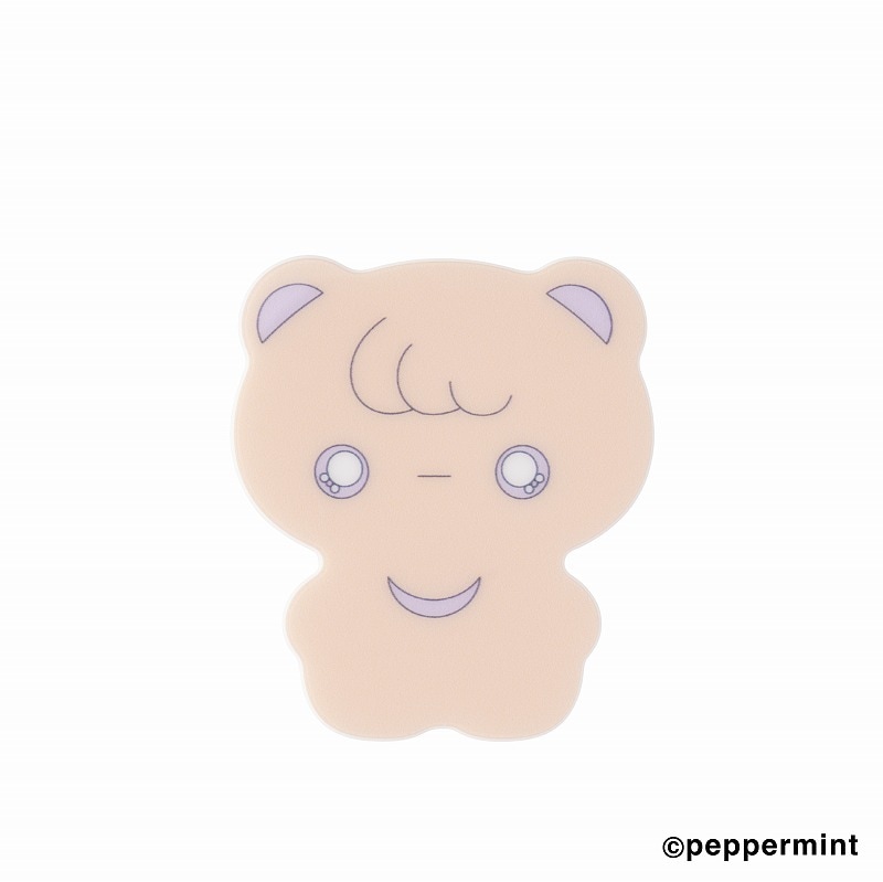 moon friends アクリルバッジ (ブラウニー)