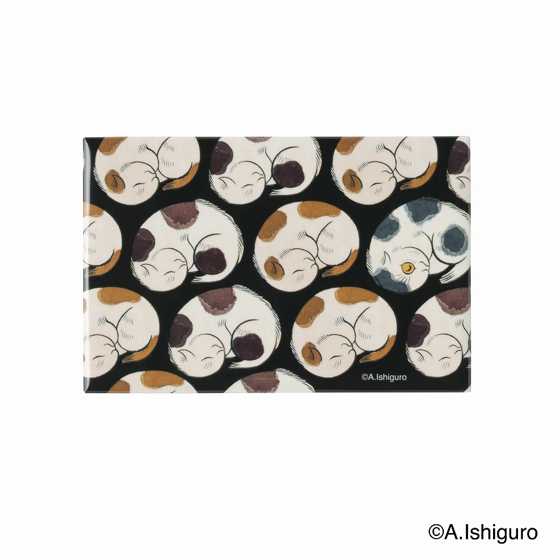 ばけねこだらけ スクエアマグネット (すねこすり) | ばけねこだらけ