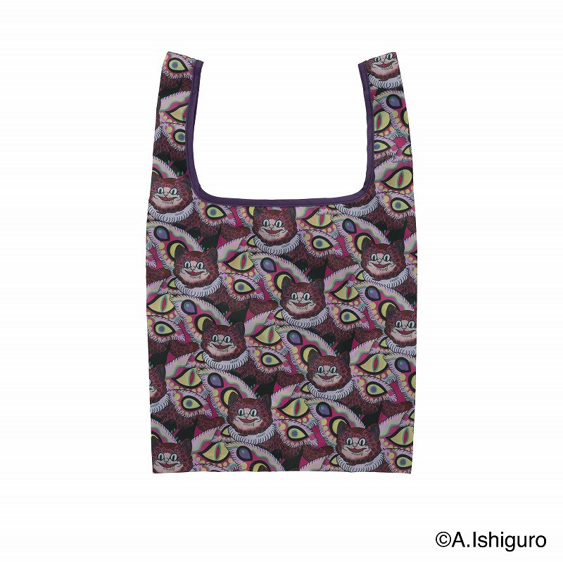ばけねこだらけ エコバッグ (モスキャット)