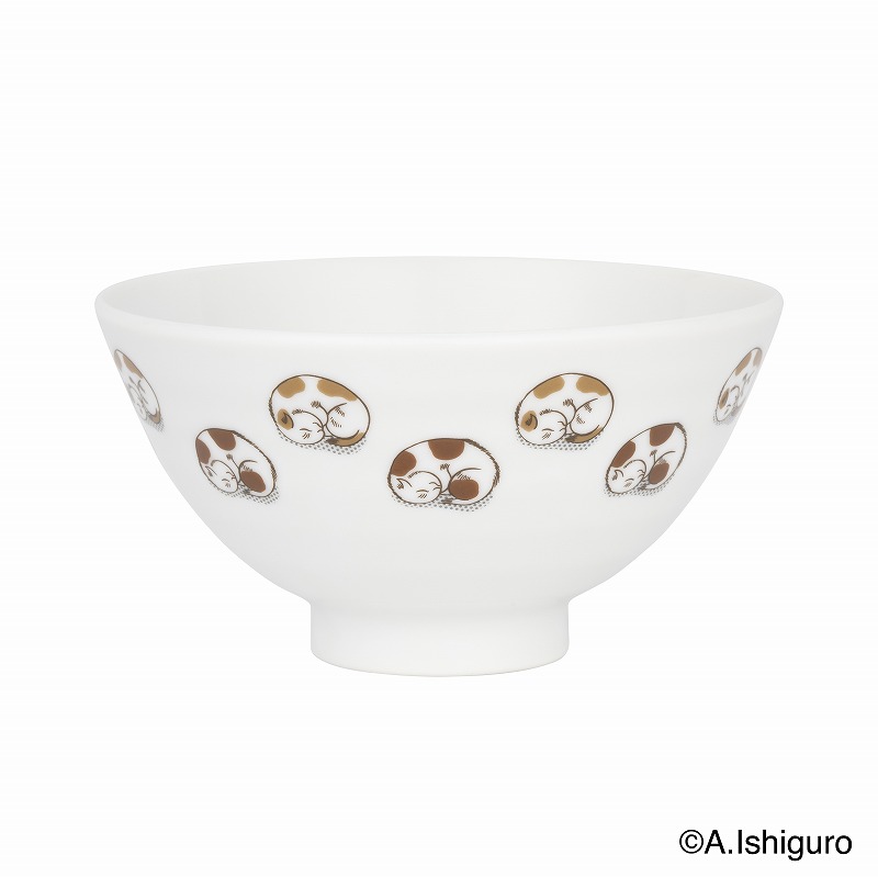 ばけねこだらけ お茶碗 (すねこすり)