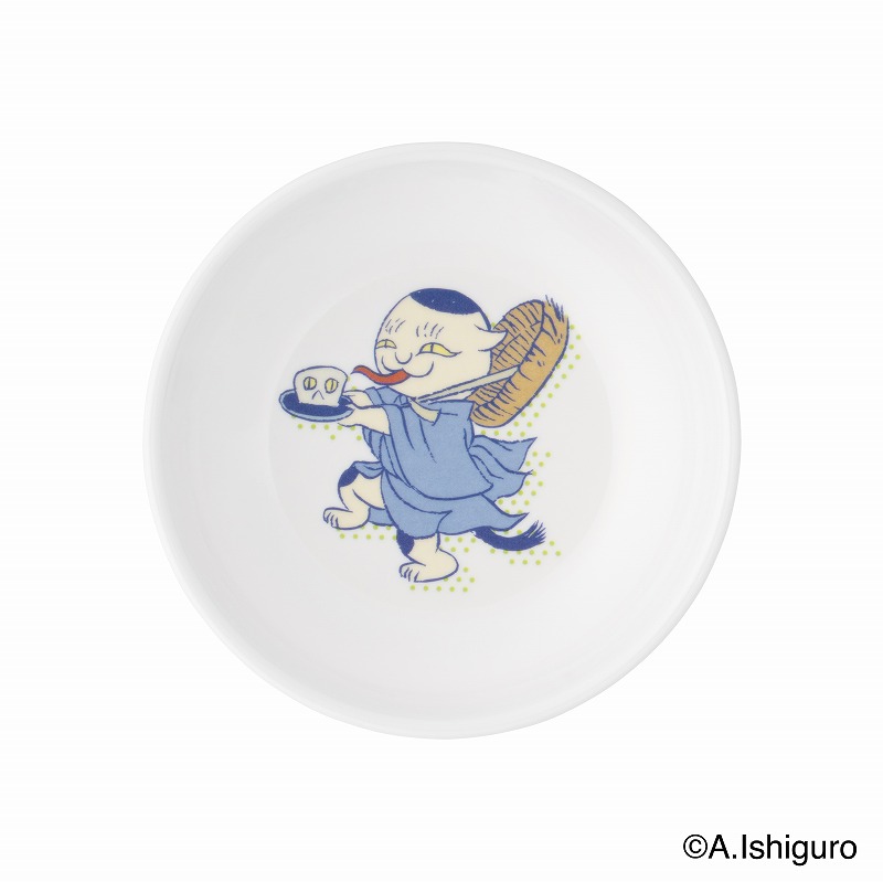 ばけねこだらけ メラミン豆皿 (とうふにゃぞう)