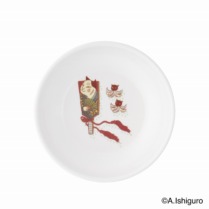 ばけねこだらけ メラミン豆皿 (ねこいた＆はねこ)