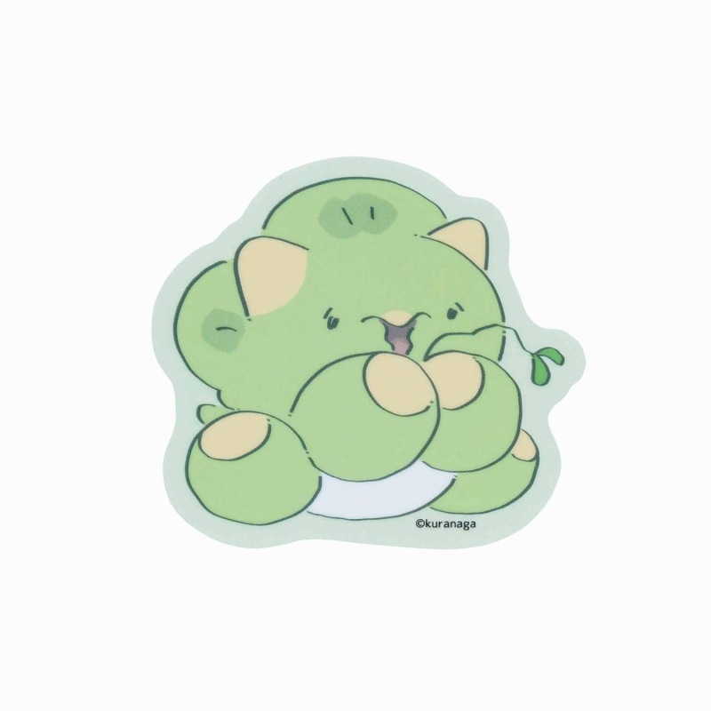 恐竜はじめました スマホに貼れるサイズのクリアステッカー