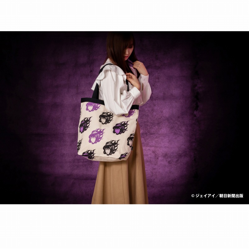 伊藤潤二 大きめトートバッグ(富江) | 伊藤潤二 | ゴリランド（グレイ