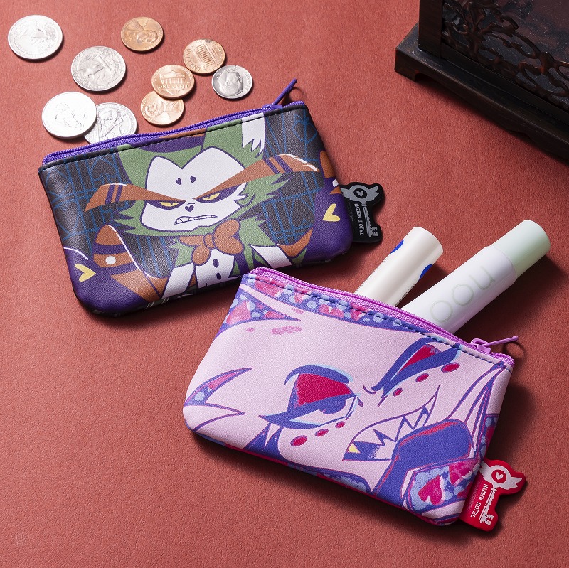 HAZBIN HOTELポップアップ限定　エンジェル　ハスク　トートポーチセット HAZBIN HOTEL 2個セットミニポーチ (エンジェル・ダスト＆ハスク