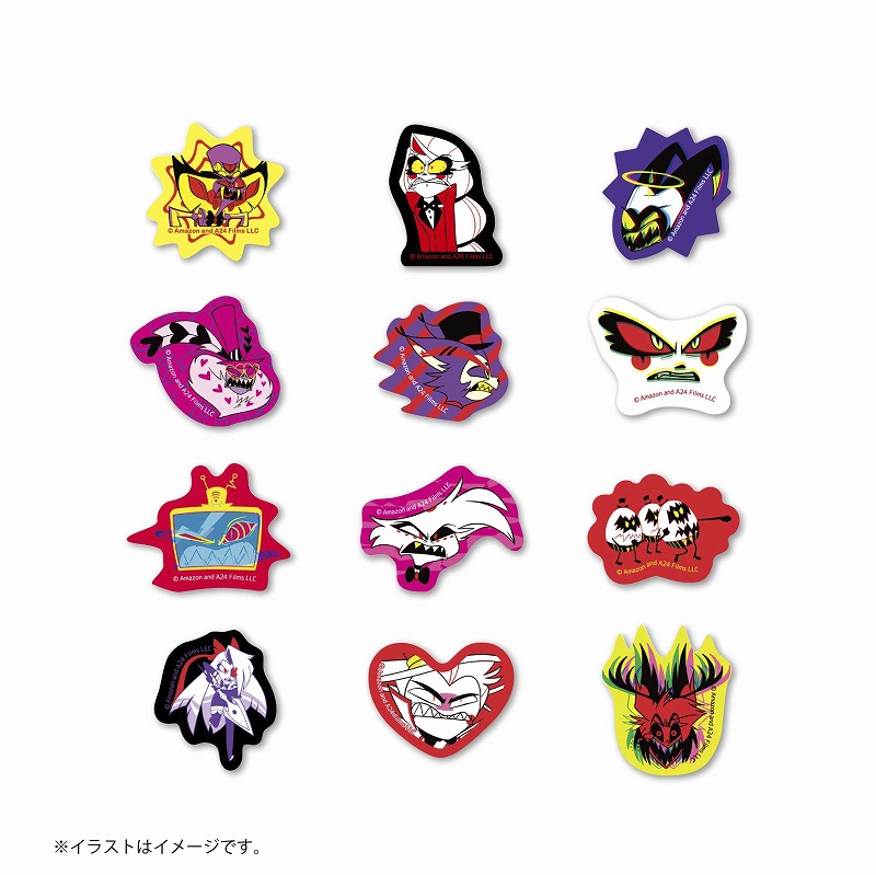 HAZBIN HOTEL フレークシール (Anger) | ハズビン・ホテルへようこそ