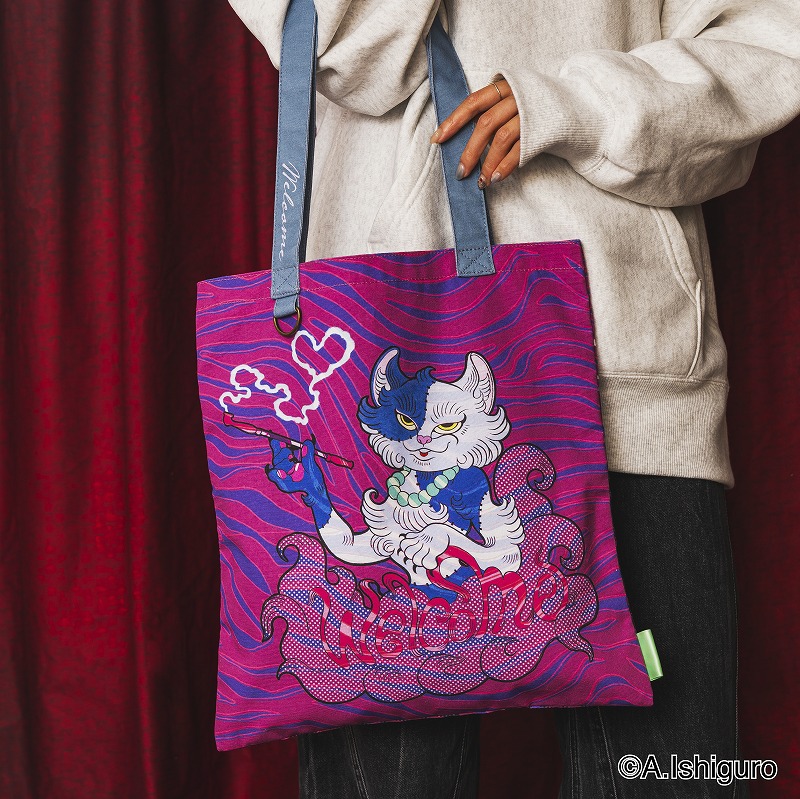 ばけねこだらけ デイリーユーストートバッグ (コールガール) | ばけ