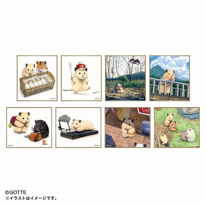 ラッキードッグ　色紙+コースター ラッキードッグ 色紙+コースター