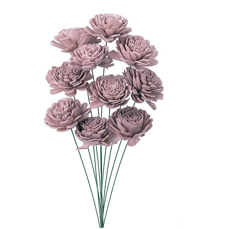 ソーラーローズ（大） クラウドピンク ハンドメイドフラワー DO032083