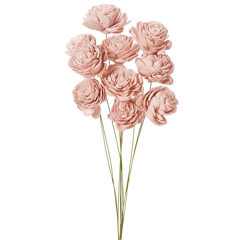 ソーラーローズ（小） シナモンピンク ハンドメイドフラワー FD032081