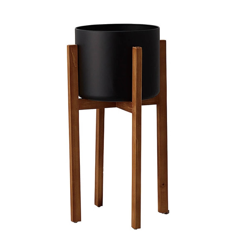 Wood stand pot 28L28W65H���֥�å������쥤��CC510961-800�ڲִ��