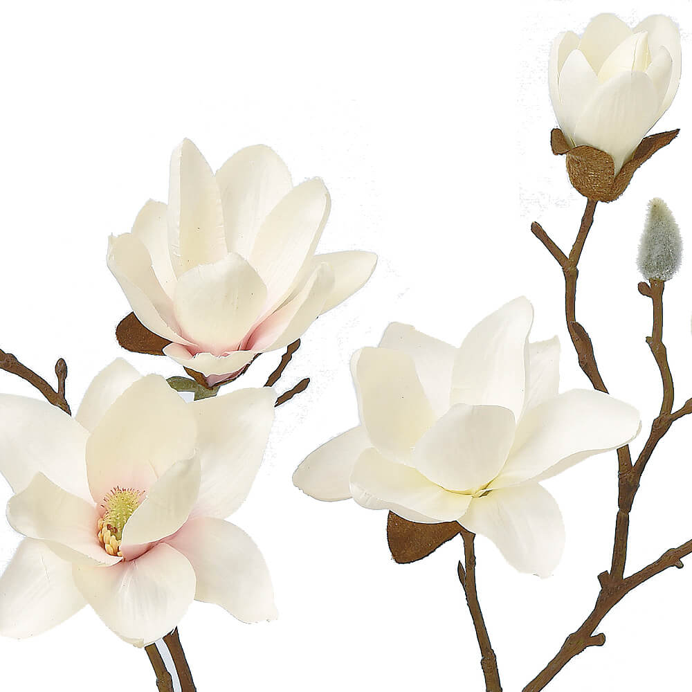 マグノリア×3 つぼみ×1 A-33255【造花】通販｜GREEN PIECE