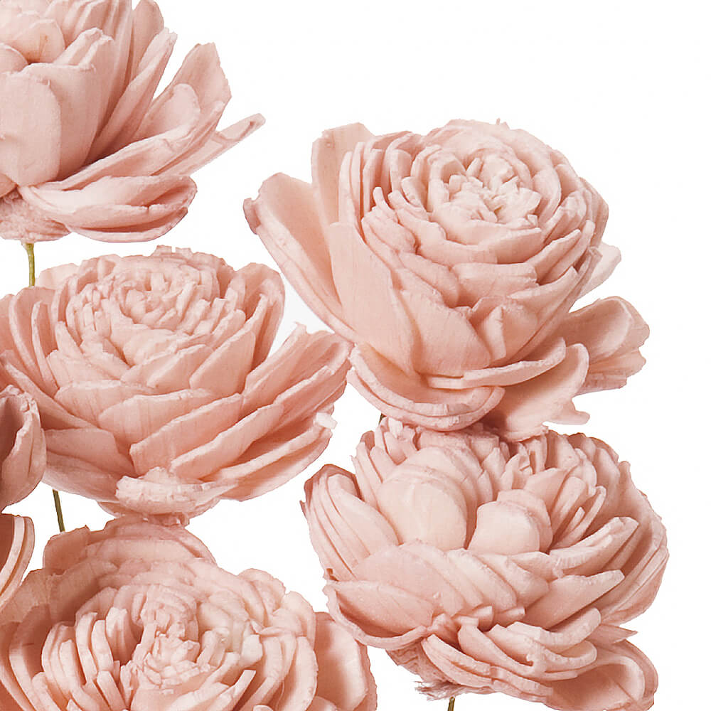 ハンドメイド　レンローズ ソーラーローズ（小） シナモンピンク ハンドメイドフラワー FD032081