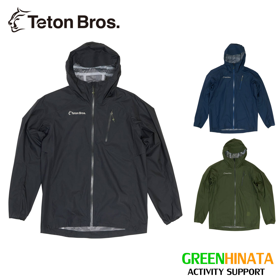 Teton Bros. フルジップ フード付きジャケット Teton Bros. フルジップ フード付きジャケット