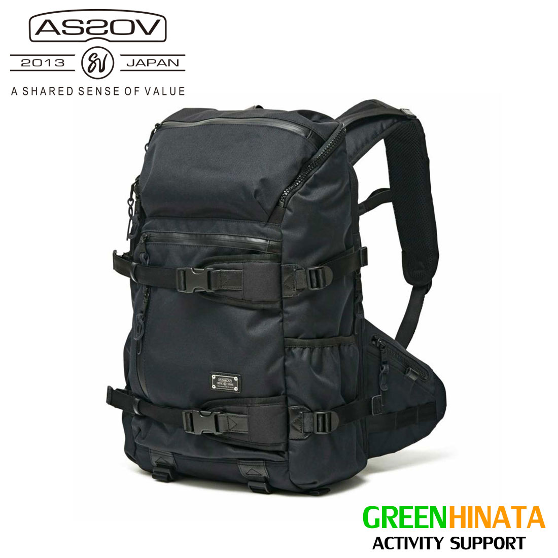 アッソブ　ブラウン ナイロンバックパック EXCLUSIVE BALLISTIC NYLON – AS2OV