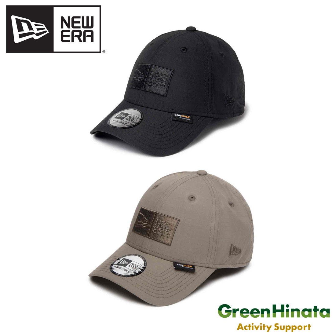 ニューエラ 49FORTY Tonal ボックスロゴ CORDURA (Made with Organic