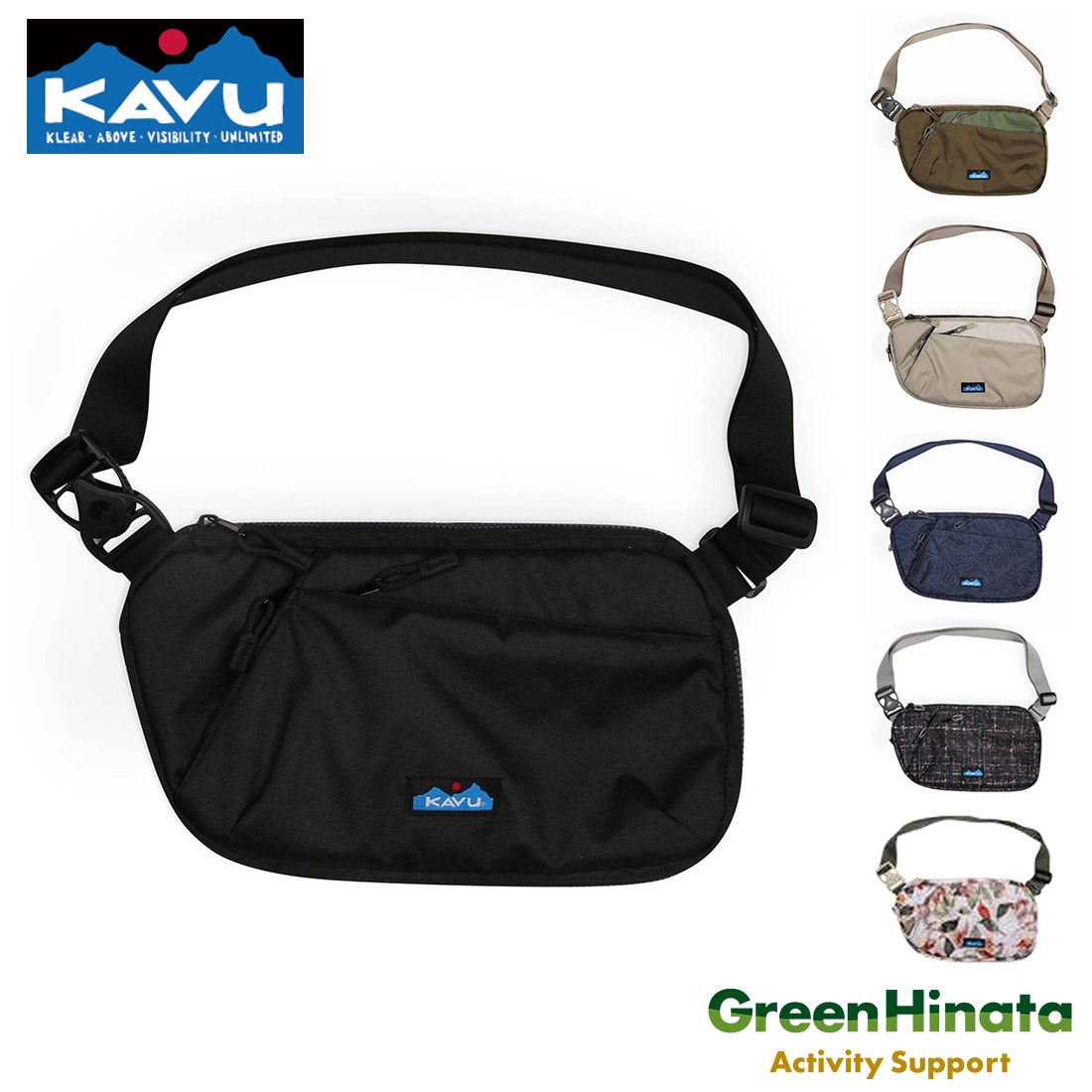 カブー KAVU Original Rope Sling Bag Polyester Crossbody Backpack - Chevron Punch 送料無料