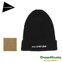 アンドワンダー シェトランド ウッド ニット キャップ ビーニー  国内正規品|ア行|販売ブランド
