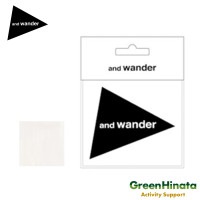 アンドワンダー アンドワンダー ロゴステッカー 80 シール  国内正規品|ア行|販売ブランド