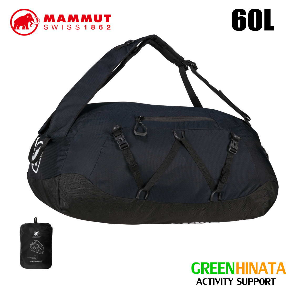 マムート●MAMMUT●2WAYダッフルバッグ●カーゴライト６０●美品 マムート カーゴライト 60L ダッフルバッグ 国内正規品 | 販売ブランド