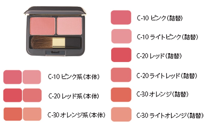 3点セット大サイズ (ダークチーク色) チークカラー 各種（MOAリマベール） | ビューティー＆化粧品