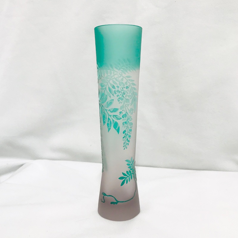 MOA美術館 the shop限定品】藤花一輪差し(ピンク×グリーン) ≪送料込み