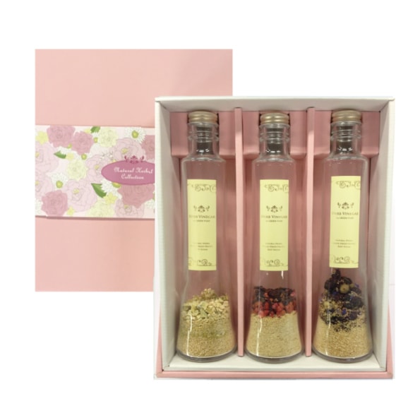 フルーツハーブ酢手作りキット 3種セット