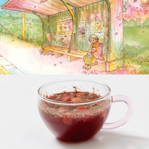 ストロベリーガーデン缶 ／  the tea house × はた みすず