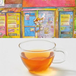 ルイボスオレンジ缶 ／  the tea house × はた みすず