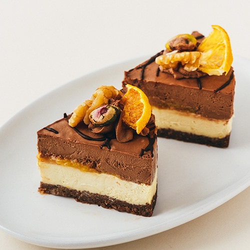 2025年クリスマスケーキ】ヴィーガン オレンジ＆チョコレートケーキ