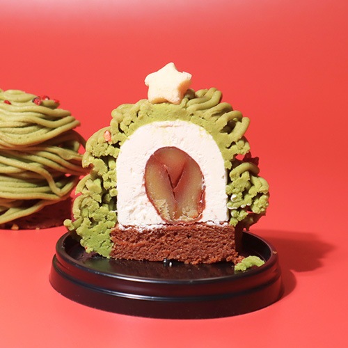 【2025年クリスマスケーキ】クリスマスツリータルト（抹茶） 松竹圓 グルテンフリー ヴィーガン
