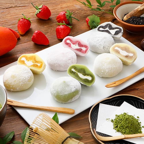 豆乳クリーム大福(詰め合わせセット)60g×5個 だいふく大福餅 和菓子 プラントベース 乳不使用 ギフト 抹茶 ごま マンゴー 栗 いちご フルーツ ヴィーガン スイーツ ベジタリアン