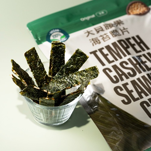 【10％オフ】発酵カシューナッツののりチップス （オリジナル味）40g / 20枚入り 翔鶴佳 ヴィーガン