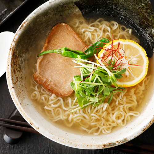 【新商品】アルコールフリー ヴィーガンインスタントラーメン 柚子塩 1食 クラタ食品