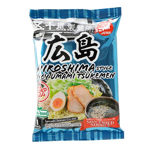 【新商品】広島つけ麺 100g 五十嵐製麺 ノンフライ麺 ヴィーガン ビーガン つけ麺 ご当地ラーメン
