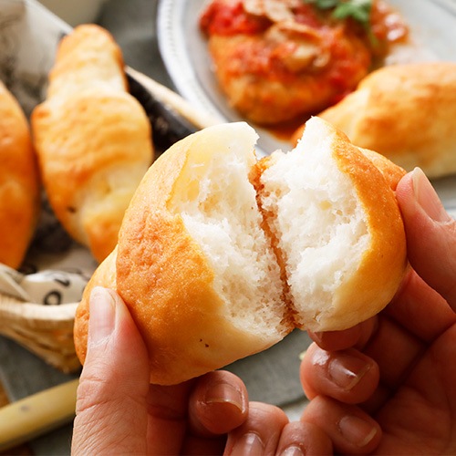 【新商品】Green 米粉のもっちり塩バターロール(4個入り) ヴィーガン対応 グルテンフリー