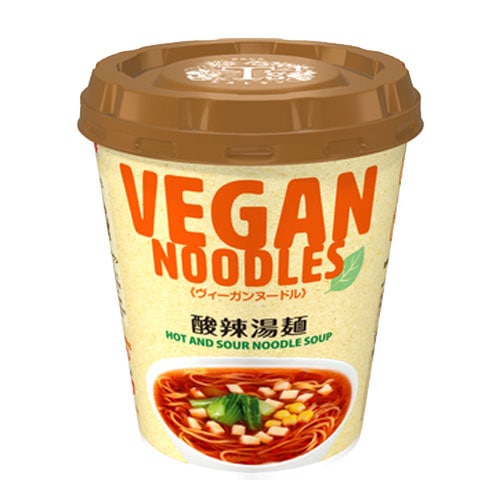 T'sレストラン ヴィーガンヌードル酸辣湯麺 スーラータンメン 1食 56g ティーズたんたん