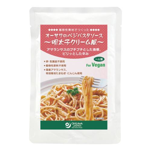 オーサワのベジパスタソース(明太子クリーム風) 160g