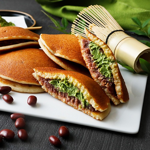 【新商品】米粉のヴィーガンどら焼き （あん抹茶クリーム） 6個セット グリーンカルチャー グルテンフリー 米粉 植物性 ギフト対応 ギフトラッピング対応商品