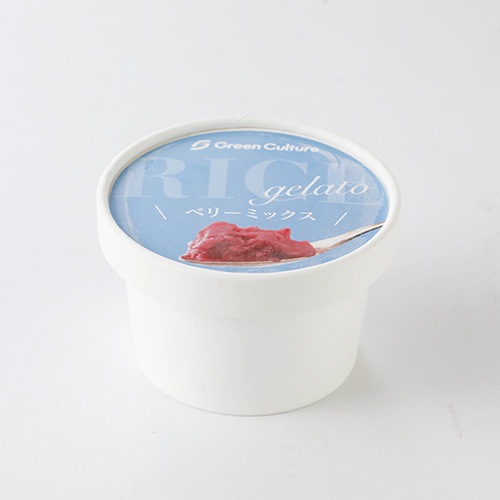 ラスト1点【旧規格品・10％OFF】果実と米粉のヴィーガンジェラート ベリーミックス 100ml グリーンカルチャー ヴィーガン ビーガン ベジタリアン スイーツ アイス グルテンフリー