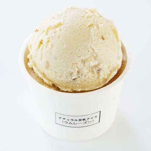 【9月～2月限定商品】ナチュラル豆乳アイス ラムレーズン 120ml