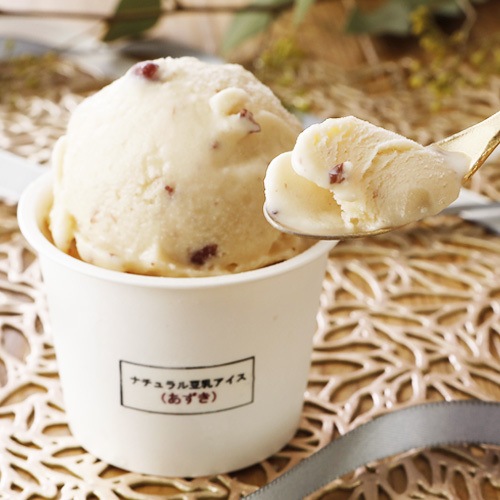 【9月～2月限定商品】ナチュラル豆乳アイス あずき 120ml