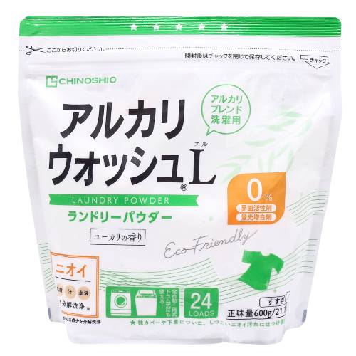 アルカリウォッシュLランドリーパウダー ユーカリの香り 600g