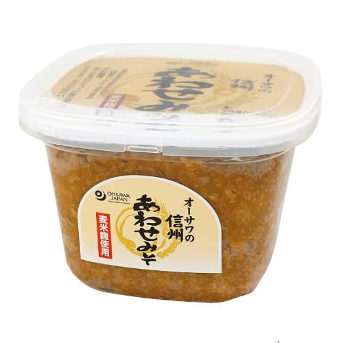 オーサワの信州あわせみそ(麦米麹使用) 650g